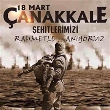 18 Mart Çanakkale Zaferi ve Şehitleri Anma Günü’nde, Gazi Mustafa Kemal Atatürk ve tüm şehitlerimizi saygı, minnet ve rahmetle anıyoruz.  