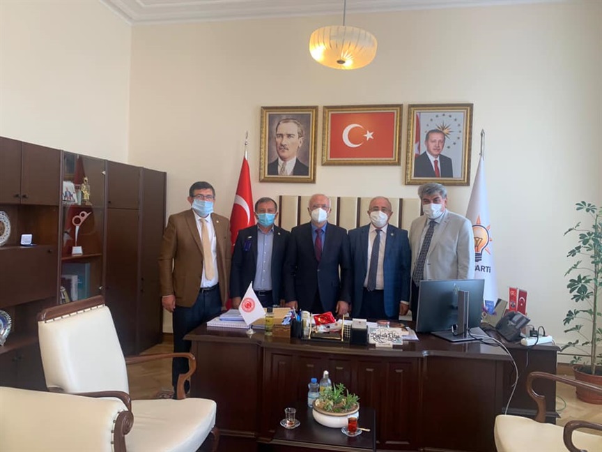 AKP Grup Başkan Vekilliğine tekrar atanan Mustafa ELİTAŞ’a hayırlı olsun ziyaretinde bulunduk